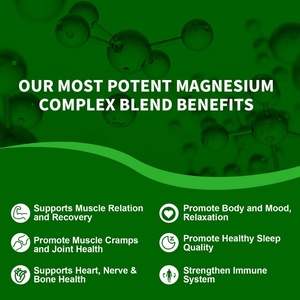 Gouttes de citrate de magnésium OEM/ODM avec bromélaïne pour soutenir la digestion et la santé cardiaque, favoriser l'humeur et la relaxation mentale - Product Image 2