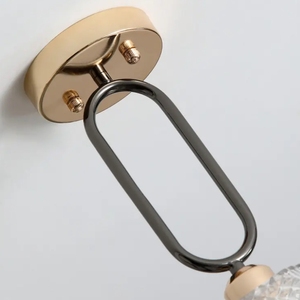 Plafonnier moderne en laiton Offre Spéciale verre de cuivre d'or pour le bureau à domicile et le balcon tailles de lampe moyennes éclairage de couloir - Product Image 4