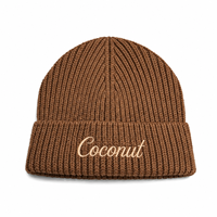 Chapeau d'hiver sportif décontracté à la mode, logo brodé personnalisé, bonnet en tricot côtelé unisexe