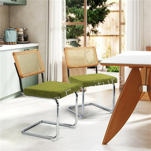 Chaise de salle à manger en rotin de style italien Cesca <span class=keywords><strong>Marcel</strong></span> Breuer avec sièges de salle à manger contemporains chaises de salle à manger en rotin - Product Image 4