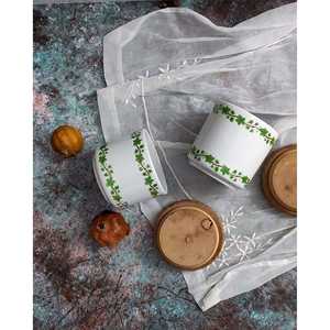 Par de Frascos de Porcelana de Diseño Clásico con Tapas de Silicona, Botellas de Almacenamiento Ecológicas para Alimentos, Accesorios de Cocina, Fiestas - Product Image 3