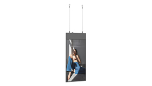 Pantalla LCD Digital Colgante <span class=keywords><strong>de</strong></span> Techo <span class=keywords><strong>de</strong></span> Alto Brillo, Pantalla Táctil para Interiores, Animación, OEM Disponible, Tienda Minorista 1 - Product Image 3