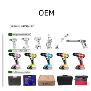 Bán buôn mô hình bằng sáng chế có thể sạc lại khoan 24 + 1 vị trí không dây công cụ điện 20V nhỏ uống Pin điện khoan - Product Image 2