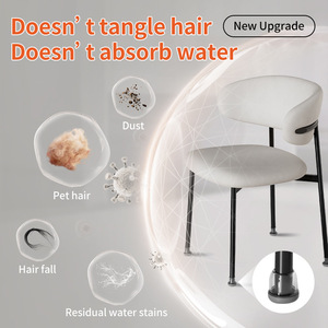 FLOOR GUARD Silicona sin pelo Silencioso resistente al desgaste Cubierta de pie para mesa y silla Almohadilla protectora para piernas - Product Image 2