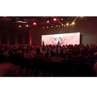 Layar LED Indoor P2.5 Pitch Kecil Sudut Pandang Lebar Manajemen Cloud hd Video Wall LED untuk Ruang Konferensi Aula Pameran