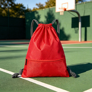 Sacs à chaussures personnalisés avec logo, sacs à cordon en nylon Ripstop, sacs à dos de sport à cordon, sacs à cordon pour le basketball - Product Image 1