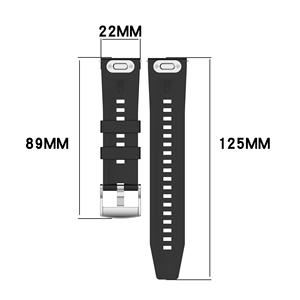 <span class=keywords><strong>Bracelet</strong></span> de <span class=keywords><strong>montre</strong></span> en silicone souple universel de style officiel 22 mm à ajustement rapide pour Huawei Watch GT6 GT5 GT4 <span class=keywords><strong>Amazfit</strong></span> <span class=keywords><strong>GTR</strong></span> 4 Sport - Product Image 4