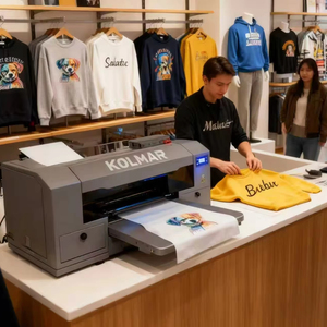 Nhỏ A3/A4 dtf máy in chất lượng cao giá rẻ t Áo sơ mi dệt máy in phẳng máy in và dtf máy sấy nhiệt Báo Chí - Product Image 1