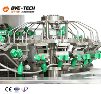 Machine de remplissage d'eau 2000-40000 BPH, usine de capsulage PET clé en main avec ligne de traitement, soufflage et étiquetage