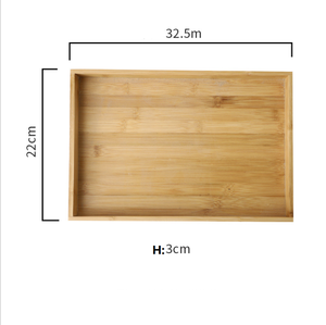 Size Variant Bamboo Fruit <strong>Storage</strong> <strong>Tray</strong> for Food Service - Product Image 5