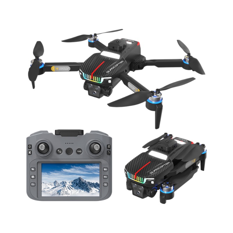Cross-border J6HP Screen-Controlled Brushless High-Definition 4K UHD Aerial Photography Optical Flow Obstacle Avoidance Foldable
