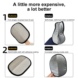 Pet Grooming Glove Pet Massage Cleaning Deshedding Glove Cat Hair Removal Glove <b>for</b> Clothes <b>Bed</b> Mat <b>Sofa</b> - Product Image 4