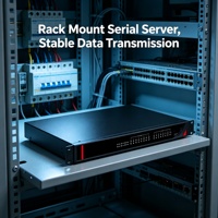 Servidor de Dispositivos Seriales de 8 Puertos para Montaje en Rack, RS485 a Ethernet, 1U, Doble LAN 10/100M, Modbus TCP, Virtual COM, IP40, Precio al por Mayor