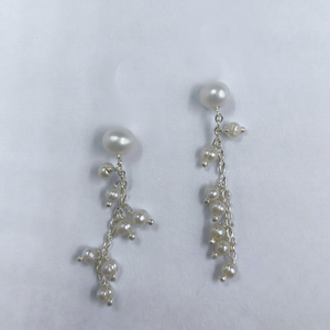 Elegant Freshwater <b>Pearl</b> Drop <b>Earrings</b> Natural <b>Pearl</b> Jewelry Fashion Gift Accessories Wholesale for Women - Product Image 1