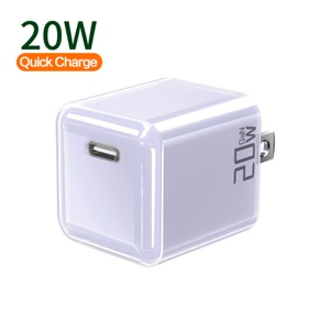 Hot người bán ban đầu FCC CE 20W 25W Mini đầy màu sắc xách tay <span class=keywords><strong>Cube</strong></span> tường sạc phổ điện thoại di động Adapter cho iPhones 16 Pro Max - Product Image 6