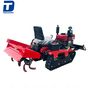 Trator de esteira de borracha para tratores agrícolas pequenos, mini trator de esteira para máquinas agrícolas de 25 HP, venda