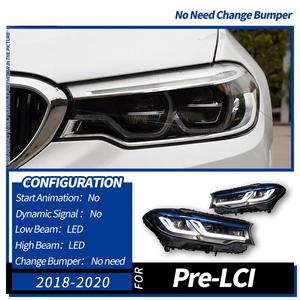 Fari a LED Modificati Blu Thunder con Lenti di Svolta e Luci Diurne per <span class=keywords><strong>BMW</strong></span> <span class=keywords><strong>Serie</strong></span> <span class=keywords><strong>5</strong></span> G30 2017-2020 - Product Image 6
