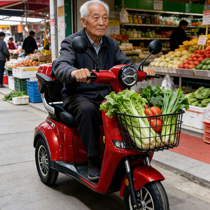 Scooter électrique à quatre roues certifié CE pour seniors avec batterie au lithium amovible - Vente flash - Product Image 3