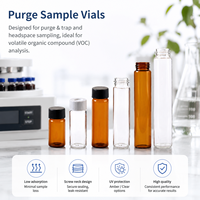 Degao 40ml Screw Thread Glass Purge Sample Vial With Septum Cap Anti-leak For Purge-and-Trap Autosampler Instrument