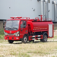 Camion-citerne à eau diesel de petite taille Dongfeng, neuf, 4x2, personnalisé, 5000-10000 litres, pour la lutte contre les incendies