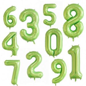 Globos de Foil con Número Digital de 16 Pulgadas en Rojo, Negro, Oro Rosa, Plata y Azul Degradado para Baby Shower, Cumpleaños, Navidad y Graduación - Product Image 3