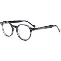 Monture de lunettes optiques rondes rétro Elan Optical YB6611 à prix abordable, unisexe, en acétate, écologique, livraison directe d'usine