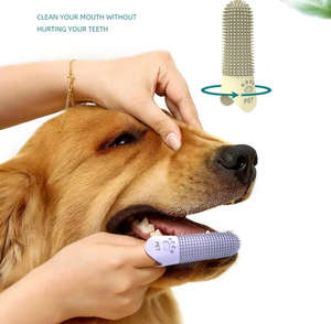 Cepillo de Dientes de Silicona para Mascotas, Cepillo de Dientes 360 para Perros y Gatos ° Cepillo de Dedo para Cuidado Dental de Mascotas con Cerdas Suaves, Eliminador de Mal Aliento, Limpieza Bucal - Product Image 4