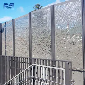 马五金门盖夹支架面板铝制花园人造隐私铁丝农场围栏材料可扩展隐私围栏
