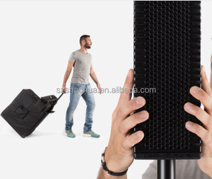 EVOX 12パワードコラムスピーカー8*4インチDJサウンドシステムアクティブ双方向アレイ1400Wスピーカープロオーディオコラムスピーカー - Product Image 6