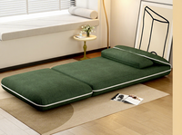 Canapé Pliant Simple et Inclinable, Lit de Sol Moderne et Simple pour Salon, Chambre et Balcon