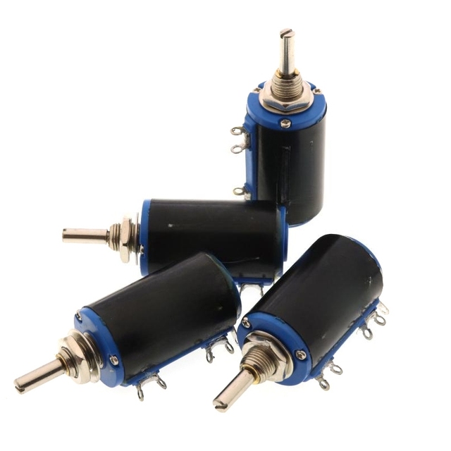 WXD3-13-2W Precision Multi-Turn Wire-Wound Sliding Rheostat 1K/4.7K/10K/100K Potentiometer