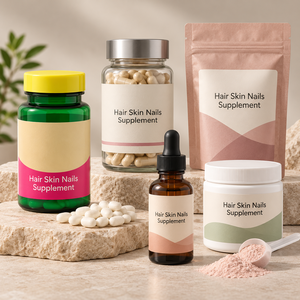 Comprimés pour cheveux, peau et ongles à marque privée avec biotine – Complément alimentaire – Fabricant OEM ODM - Product Image 5