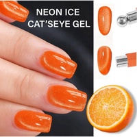XGMNAILS Vernis Gel UV Effet Œil de Chat Néon Sans TPO, Collection Été Fruits, Prix Usine, Vente Chaude