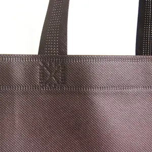 Özel taşıma nonwoven bakkal olmayan dokuma alışveriş katlanabilir bez çanta çanta ile özel baskılı logo