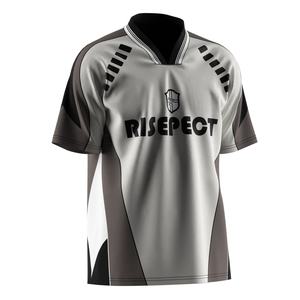 Camiseta de Fútbol con Cuello Polo y Corte en V, con Tecnología de Secado Rápido, Transpirable y Opciones de Material Personalizadas para Partidos de Fin de Semana - Product Image 5
