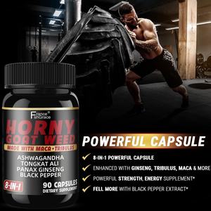 Extrait de plantes de Horny Goat Weed avec racine de Maca noire, étiquette personnalisée, pour soutenir l'énergie des hommes, capsules de Horny Goat Weed - Product Image 6