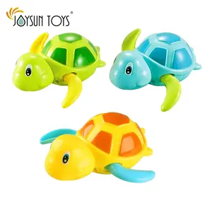 游泳乌龟发条玩具，可以浮与喷泉旋转,funcorn 玩具浮动浴缸淋浴池浴室玩具为婴儿