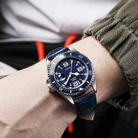 Mode bracelet en acier de haute qualité montres de luxe pour hommes en gros classique en cuir montre d'affaires Quartz hommes