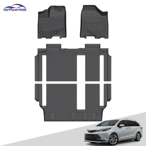 Tappetini Auto per Toyota Sienna 8 Posti 2013-2020, Tappeti Premium in TPE, Accessori Auto Resistenti, Rivestimento Bagagliaio - Product Image 1
