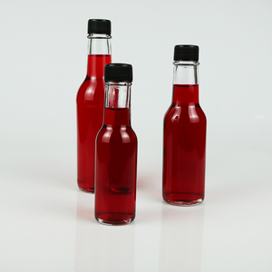 Botella Woozy recargable de 3 oz, 5 oz, 8 oz, Salsa de chile picante <span class=keywords><strong>Tabasco</strong></span> de vidrio con tapón de rosca a prueba de fugas, 90mL, 150ml, 250ml - Product Image 2