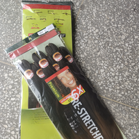 Extensiones personalizadas de gran colección africana, extensiones de 6X 52 pulgadas, Pelo trenzado EZ sintético preestirado degradado de ganchillo resistente al calor