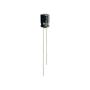 ตัวเก็บประจุ22 UF 20% 25V รัศมี th ผ่านรู ECE-A1EKG220ตัวเก็บประจุ22 UF - Product Image 1