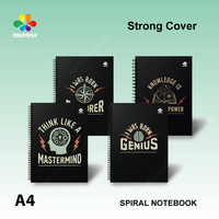 Carnet à spirale écologique, pages lignées, logo personnalisé, papeterie scolaire, commande en gros