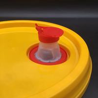 Soudage ou injection par ultrasons de capuchon de bec flexible de haute qualité de 60mm et 79mm pour seau en HDPE 10/18/20L avec/sans évent