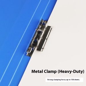 Nhà máy cung cấp trực tiếp A4 tập tin lưu trữ thư mục duy nhất đôi PP vật liệu văn phòng Nguồn cung cấp - Product Image 4