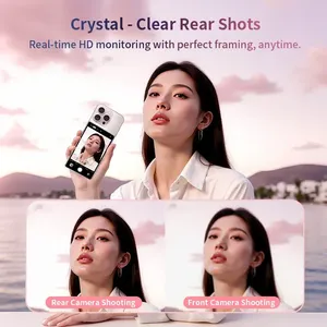 Shimbol CP5 LITE 2 5'' Rear <b>Camera</b> Selfie Monitor 1080p FULL HD for Vlog Works for iPhone X 13 16 Xiaomi 14 Ultra <b>Samsung</b> Phone - Product Image 2