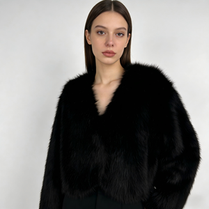 Chaqueta de <span class=keywords><strong>Mujer</strong></span> Personalizada de Forro Polar de Color Sólido, Chaqueta de Invierno Cálida y Resistente al Viento, Estilo Casual Urbano - Product Image 1