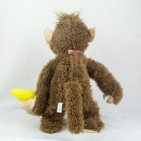 2025 chaud électrique en peluche gorille poupée drôle singe drôle singe aimant banane jouet emporter la banane singe pleurer jouet