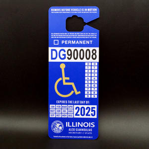 Porta Cartellino per Parcheggio Disabili in PVC, Segnaletica di Sicurezza per Porte o Auto, Supporto per Cartellino Disabili (Cartellino Non Ufficiale) - Product Image 4