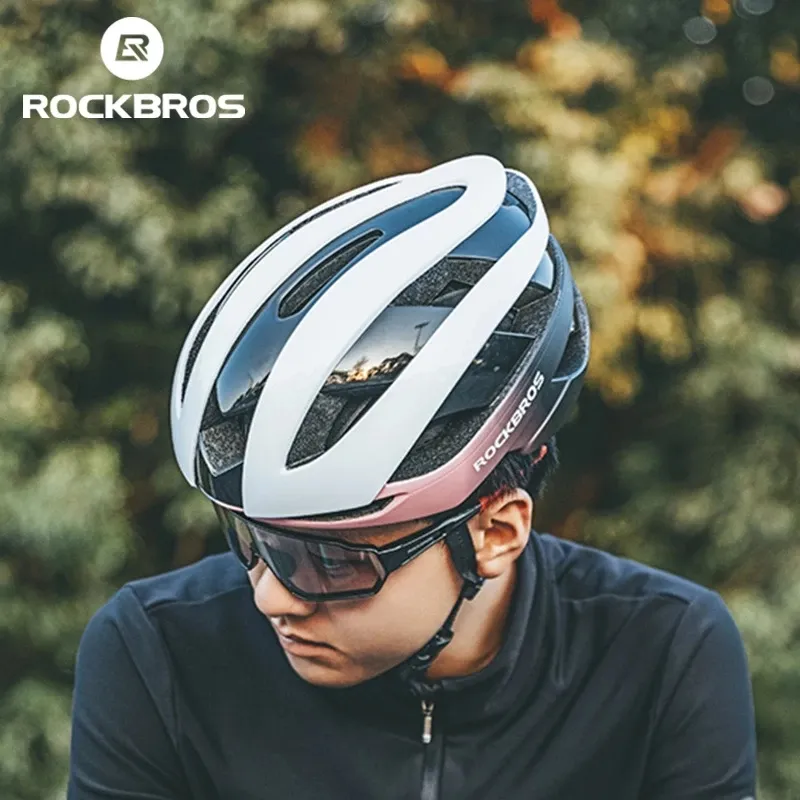 ROCKBROS Head Safety Bicycle Cycling Helmet Ultralight MTB Road Bike Scooter Helmets Adjustable Smart Bicycle Helmet